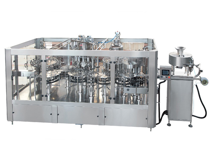 四合一果粒饮料灌装机